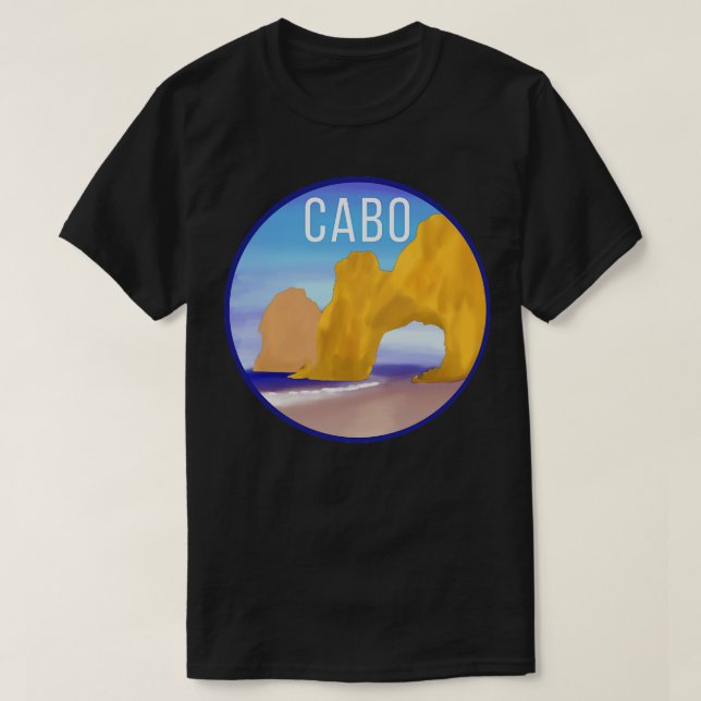 Camiseta Cabo San Lucas México Los Arcos 1 (Frente do Design)