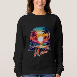 Camiseta Cabo San Lucas Mexico Sunset Beach Palm Souve
