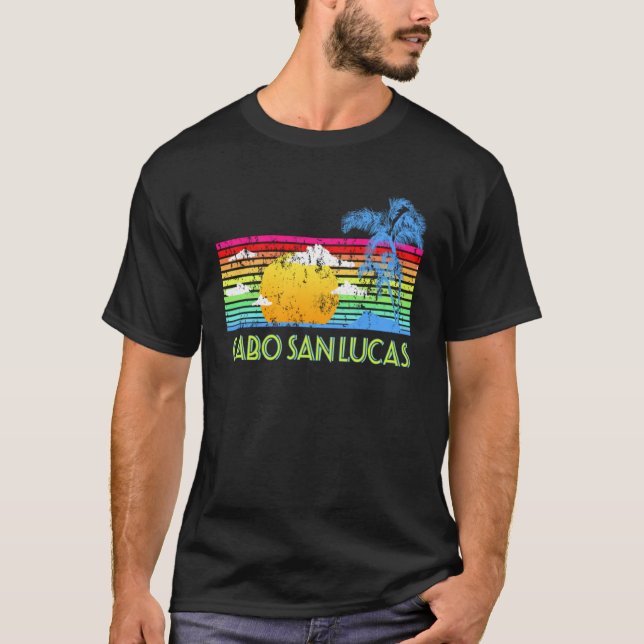Camiseta Cabo San Lucas Retro (Frente)