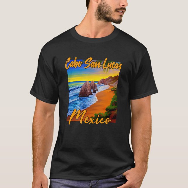 Camiseta Cabo San Lucas Sunset (Frente)