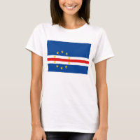 Cabo Verde Flag x Map T Shirt