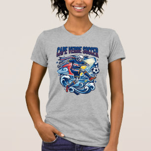 Camiseta Cabo Verde Futebol Esqueleto Atacante Nações Premi