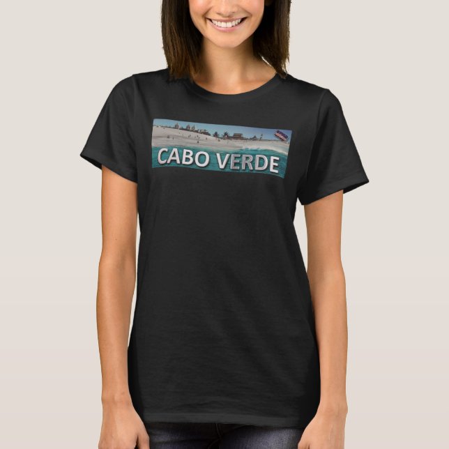 Camiseta Cabo Verde Metallic Beach (Frente)