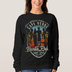 Camiseta Cabo Verde Surfing Retro Surfer Ponta Pret