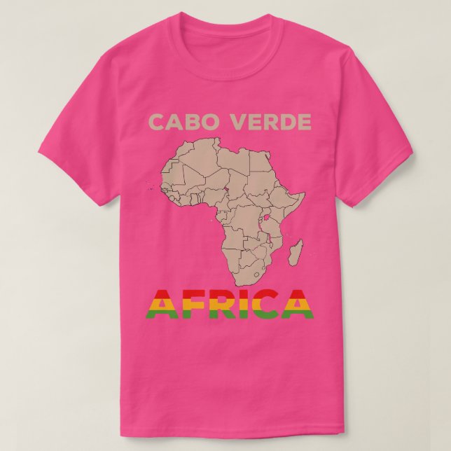 Camiseta Cabo Verdeafrica (Frente do Design)