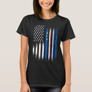 Camiseta Cabo Verdean American Patriot Groot Country USA Fl