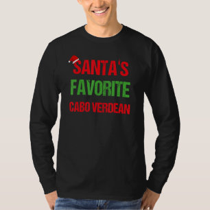 Camiseta Cabo Verdean Funny Cabo Verde Pajama Natal