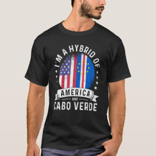 Camiseta Cabo Verdean Patriot Americano Cultivado Sinalizad