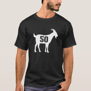 Camiseta Cabra 50 G.O.A.T. Número Cinquenta Cabra