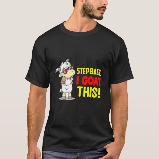 Camiseta Cabra Animal Recuar (Frente)