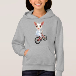 Camiseta Cabra branca e bonita de bicicleta