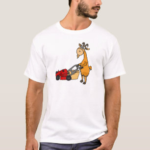 Camiseta Cabra de Billy engraçada que empurra desenhos