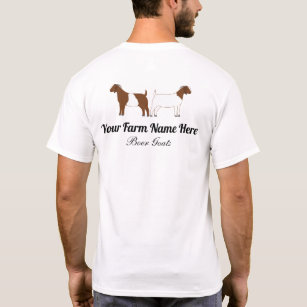 Camiseta Cabra de Boer Personalizada