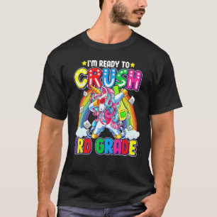 Camiseta Cabra de Dança Unicórnio Estou Pronto Para Esmagar