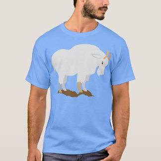 Camiseta Cabra de montanha branca