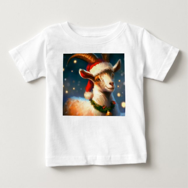 Camiseta Cabra de Natal 2 (Frente)