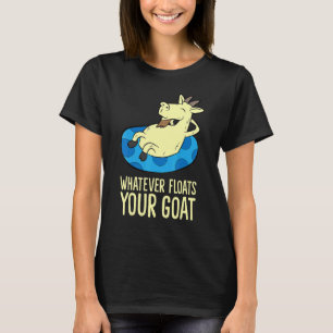 Camiseta Cabra de Verão O Que Quer Que Faça Flutuar Sua Cab