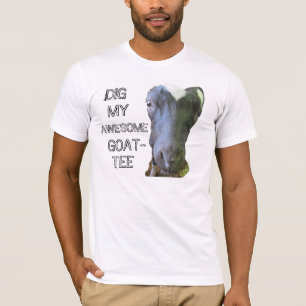 Camiseta Cabra do "t-shirt adulto MEU GOAT-TEE