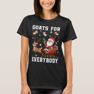 Camiseta Cabra Engraçada De Natal Para Todos