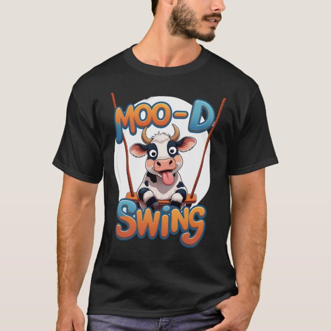 Camiseta Cabra Ilegal Moo d Swing Engraçado (Frente)
