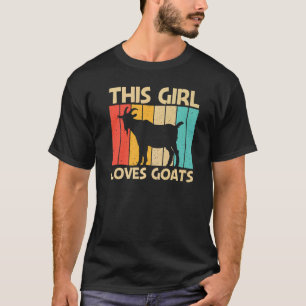 Camiseta Cabra legal Para Raparigas Caprinas Agricultura