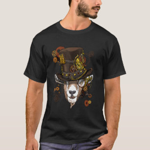 Camiseta Cabra Mecânica De Capim Gótico Steampunk