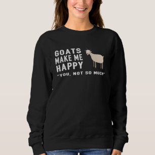 Camiseta Cabras Cabras Me Fazem Feliz Você Não Tanto Fazen