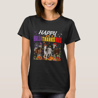 Camiseta Cabras Divertidas Fantasia de Múmia Peregrino Papa