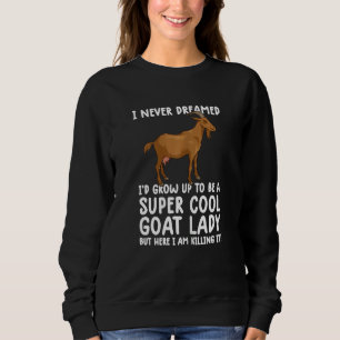 Camiseta Cabras Legais Femininas Para Mulheres Meninas cab