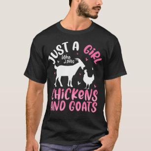Camiseta Cabras Pigmys Meninas Frango Legal