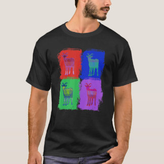 Camiseta cabras Pop