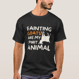 Camiseta Cabras que Desmaiam São o Meu Animal Espírito Cabr