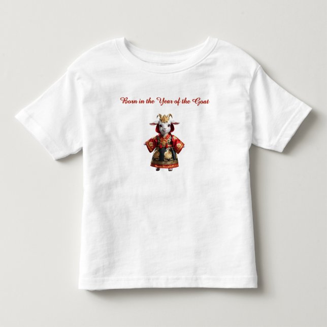 Camiseta Cabrito com Fantasia Chinesa (Frente)