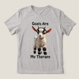 Camiseta Cabrito com Pelagem Fofa e Expressão Brilhante