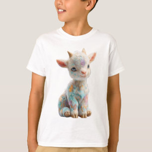 Camiseta Cabritos Mágicos com Brilho em Pastel