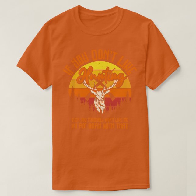 Camiseta Caça a Animais Selvagens (Frente do Design)