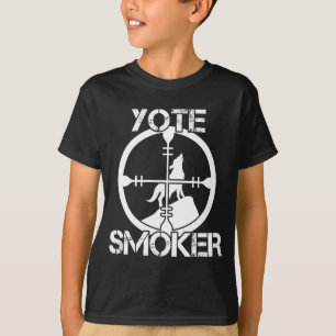 Camiseta Caça A Animais Selvagens De Coyote Hunter Yote