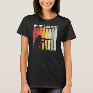 Camiseta Caça A Aves Aquáticas Para Um Pato Voador