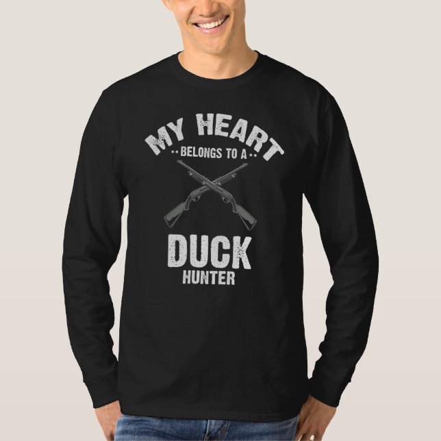 Camiseta Caça A Aves Aquáticas Para Um Pato Voador (Frente)