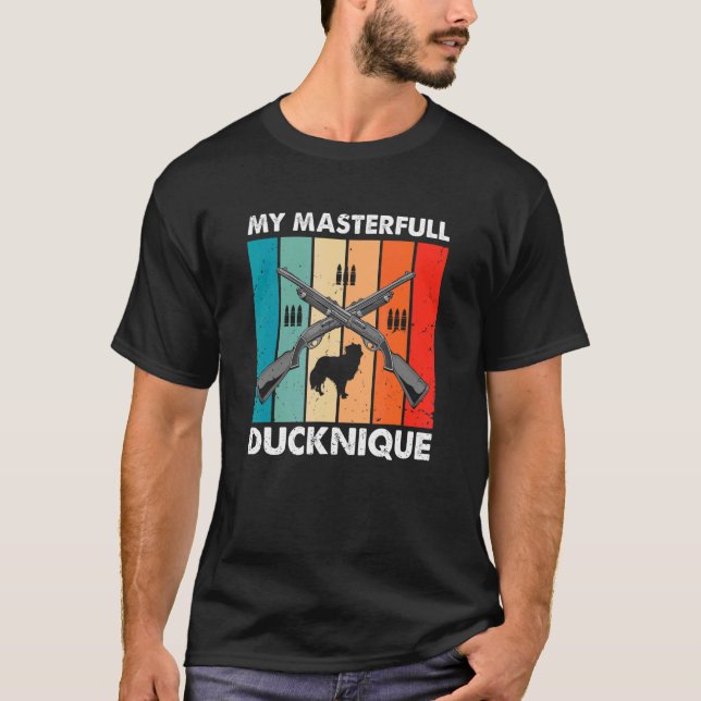 Camiseta Caça A Aves Aquáticas Para Um Pato Voador (Frente)
