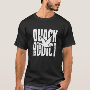 Camiseta Caça a Aves Aquáticas Viciadas em Quack e Pato