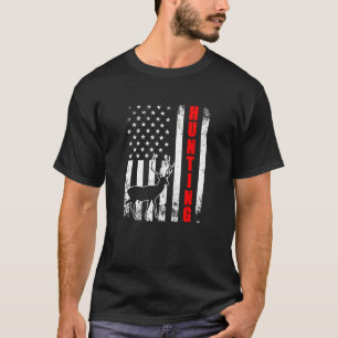 Camiseta Caça à bandeira americana Usa Patriótica Orgulhosa