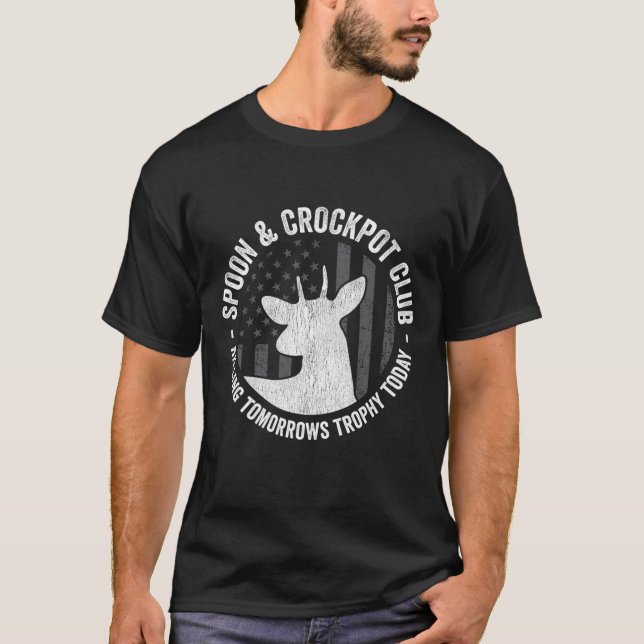 Camiseta Caça A Caçadores Engraçados De Deer Deer (Frente)