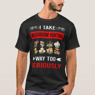 Camiseta Caça a Cogumelos Micologia Micólogo