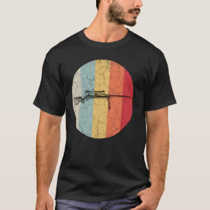 Camiseta Caça à espingarda com atirador de camisa-T retrô