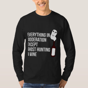 Camiseta Caça A Fantasmas Caça A Fantasmas E Vinho