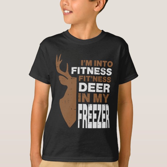 Camiseta Caça À Malhação Em Freezer Funny Hunter Men W (Frente)