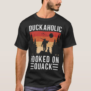 Camiseta Caça a Patos-d'água Caça Duckaholic Quack 4