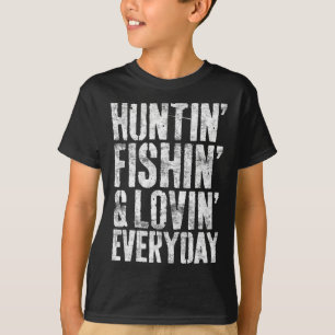 Camiseta Caça À Pesca Ama Todos Os Dias Pescador