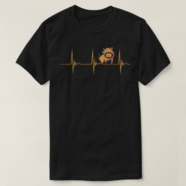 Camiseta Caça A Porcos Selvagens Pulso Pulso Selvagem Ho (Frente do Design)